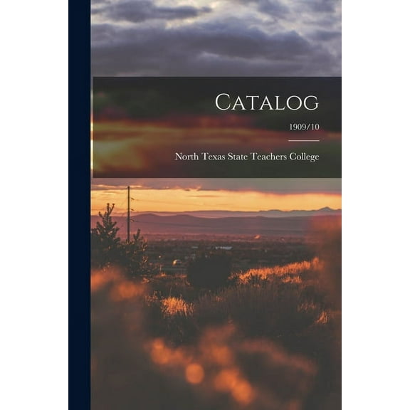 Catalog; 1909/10 (Paperback)