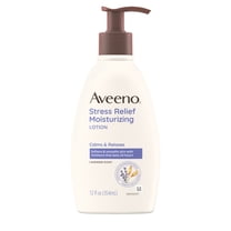 Aveeno Stress Relief Moisturizing Lotion, Lavender Scent, 12 fl. oz