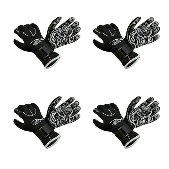 Diving Gloves Fashionable Outdoor Accessories Kayaking Mitten Unisex Snorkling Nylon Fadeless Adult Sporting Supplies Waterproof No Leakage Thickened Design S