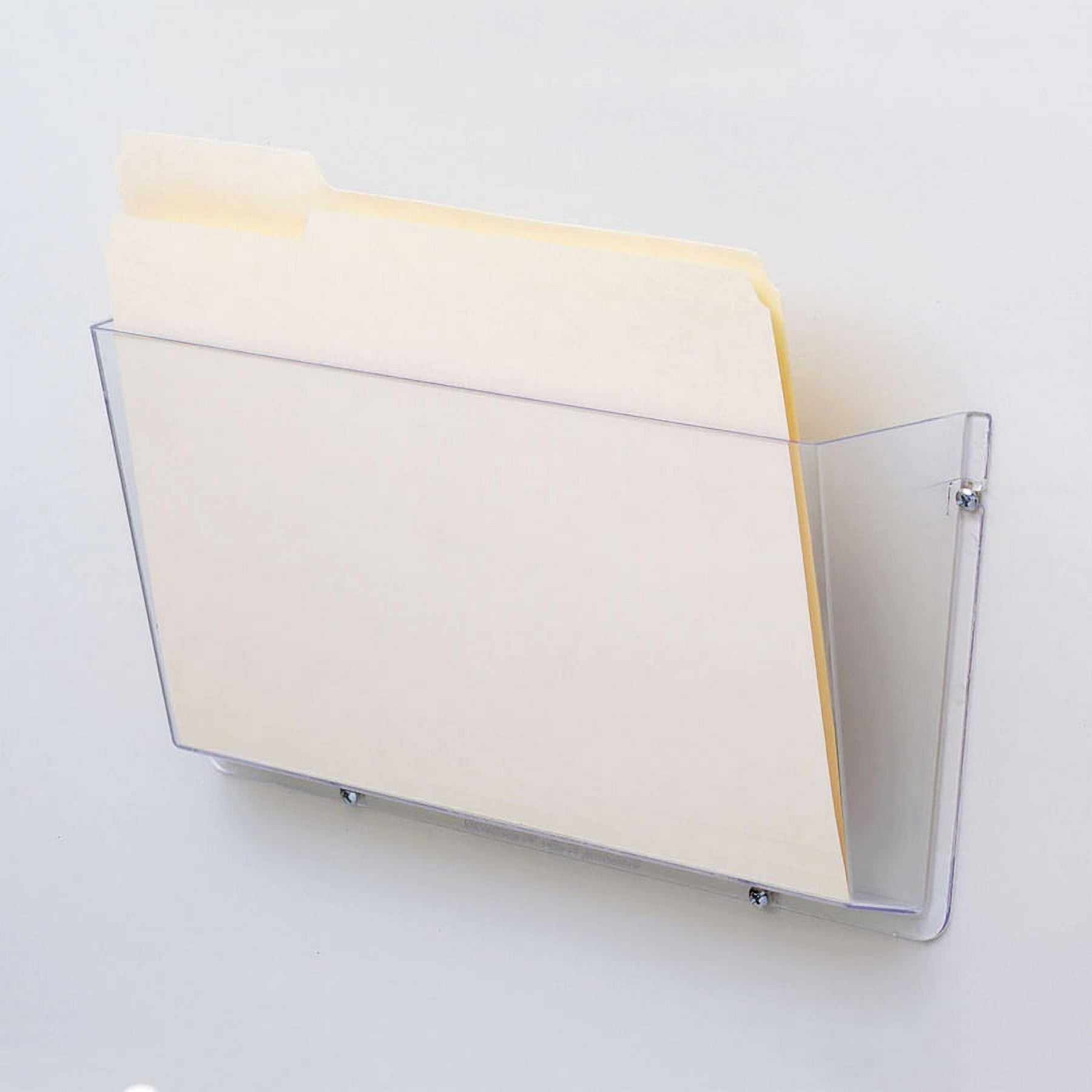 Unbreakable Docupocket Single Pocket Wall File, Letter, Smoke ( 品) Unbreakable DocuPocket Wall File, Legal Size, 17.5\" x 3\" x 6.5\