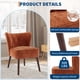 thumbnail image 5 of Yeshouse Elegante sillón moderno de mediados de siglo con respaldo alto capitoné, cómodo sillón de lectura para sala de estar, dormitorio, vestidor y oficina en casa, 5 of 8