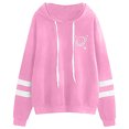 thumbnail image 1 of Sudadera con capucha y cuello estampado de manga larga para mujer a la moda Pompotops gfhjh13616, 1 of 1