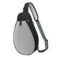 thumbnail image 4 of Vsenkes Tennis Bag with Pockets Tennis Tote Bag Holds 2 Tennis Rackets for Friend Men Black White, 4 of 9
