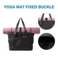thumbnail image 3 of Spacious Wear-Resistant Canvas Multi-Functional Tote Bag - 39x31x15.5cm, 0.35kg, with Dual Side Pockets for Organized Storage, Wide Straps for Shoulder/Hand Carry, Ideal for Daily Commuting &, 3 of 6
