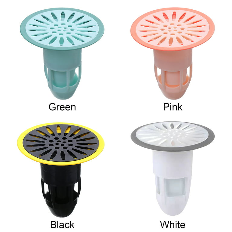 Dropship 1pc; Anti-clogging Floor Drain; Sink Strainer; Silicone Kitchen  Accessories; Bathroom Shower Drain; Wheat Straw Sewer Hair Filter; Random  Color to Sell Online at a Lower Price