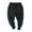 Black, variant on Camo Pants Boys Toddler Boy Girl Cotton Linen Pants Ruffle Hem Wide Leg Baggy Harem Pants Baby Winter Casual Elastic Waist Bloomers (Yellow,12-18 Months)
