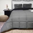 thumbnail image 1 of TESSO HOME Edredón Acolchado Extra Grande Hipoalergénico Relleno Suave de Microfibra Down Alternative Ideal para Todo el Año Uso como Edredón o para Funda Duvet IND Negro/Gris, 1 of 5