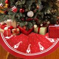 thumbnail image 2 of Falda para árbol de Navidad, faldas para árbol de Navidad de 48 pulgadas con gnomo sueco, decoración navideña de doble cara para fiestas navideñas, decoración interior y exterior Sailing Electrónica, 2 of 4