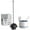 White, variant on MR.Siga Heavy Duty Toilet Plunger with Holder Combo for Bathroom Cleaning, Black