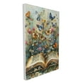 thumbnail image 2 of 16x24 inch Flower & Butterfly Oil Paintings On Canvas,Garden,Study,Florists Decor Wall Art Prints,Modern Style Flower & Butterfly Vintage Decoration Painting,Gift For Flower & Butterfly Lover, 2 of 6