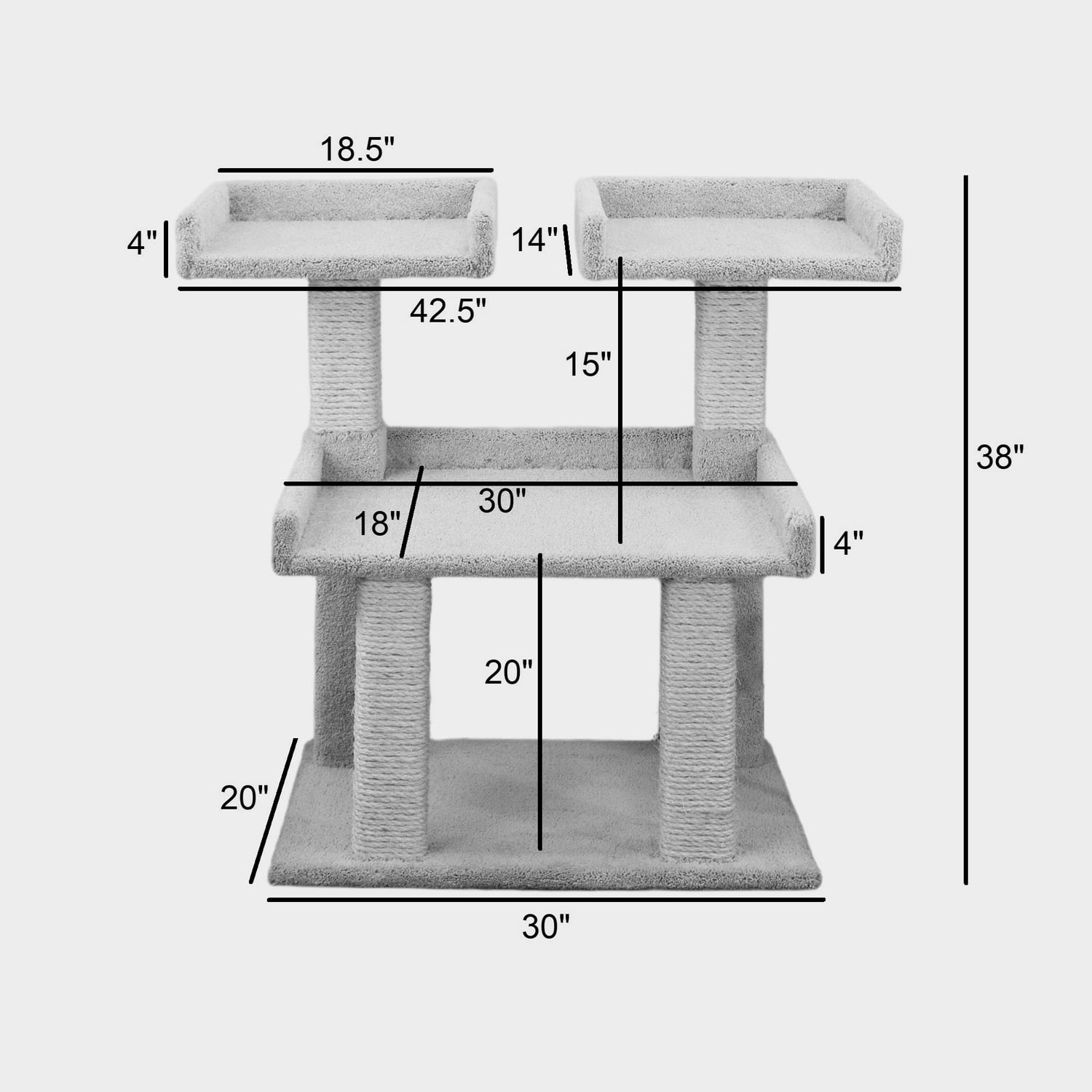 Prestige Cat Trees Maine Coon Deluxe  Perch