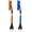 Blue & Orange, variant on 27" Car Snow Brush and Ice Scrapers for Car Windshield (1-2 Pack) | Scratch Free Bristle Head Snow Brush & Tough Window Snow Scraper with Aluminium Body | Snow Removal Winter Car Accessories