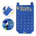 thumbnail image 3 of Calendario Ramadan, calendario de cuenta de regresiva Eid Mubarak, Calendario de Adviento, para niños, regalos Eid, decoraciones de Ramadan - Azul Yotijar Calendario de Ramadán, 3 of 5