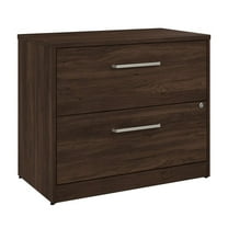 Bush Business Furniture Vista 2 Drawer Lateral File Cabinet in Black Walnut