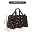 thumbnail image 3 of Rocae Disco Mirror Ball Print Hand Travel Bag Travel Duffel Bag and Fitness Bag, Women's Waterproof Weekend Tote, Men's Travel and Fitness Essentials, 3 of 7
