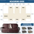 thumbnail image 4 of Funda de sofá reclinable TAOCOCO, impermeable y antideslizante, 3 plazas, 4 of 7