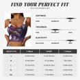 thumbnail image 4 of Rateoe Cool Skull Cowboy Print Womens' Sports Bras Scoop Neck Sports Vest- Padded U Back Seamless High Impact Support, 4 of 7