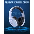 thumbnail image 4 of Auriculares inalámbricos para juegos Gvyugke 2.4 GHz para PS5, PS4, PC, Switch, 4 of 9