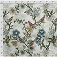 thumbnail image 4 of Soimoi Birds Print,Cotton Cambric, Quilting Fabric Sold by The Yard 42 Inch Wide, Medium Weight Cotton Fabric, SewingSupplies,Blue, 4 of 5