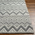 thumbnail image 4 of BoutiqueRugs Evita Bohemian, Transitional Area Rug - Gray, White, Charcoal - 6' x 9', 4 of 8