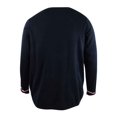 thumbnail image 2 of Tommy Hilfiger Womens Long Sleeve Terrier Print Pullover Sweater, 2 of 2