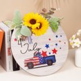 thumbnail image 4 of Xihbxyly Ofertas Del Prime Day Puerta de Madera y Motivos Del Día de La Independencia y Letreros Decorativos y Colgantes Artesanales E Interiores, 4 of 7