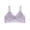 Purple, variant on Womens Bras Solid Solid Fixed Cup Tank Seamless Open Back Wireless Push Up Brassiere for Daily Wear