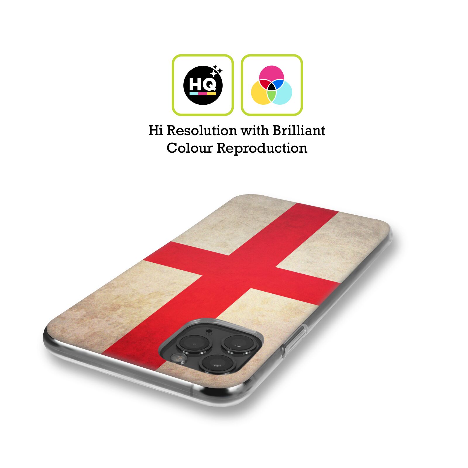 Head Case Designs Vintage Flags England St. George  Soft Gel Case Compatible with Apple iPhone 11 - image 2 of 7