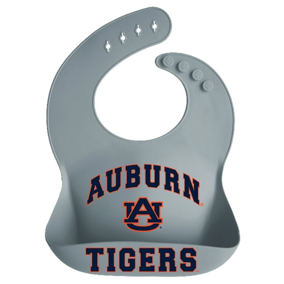 Infant Garb Auburn Tigers Silicone Crumb Catcher Bib