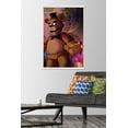 thumbnail image 2 of Five Nights at Freddy's - Pizzeria Art Wall Poster with Wooden Magnetic Frame, 22.375" x 34", 2 of 3