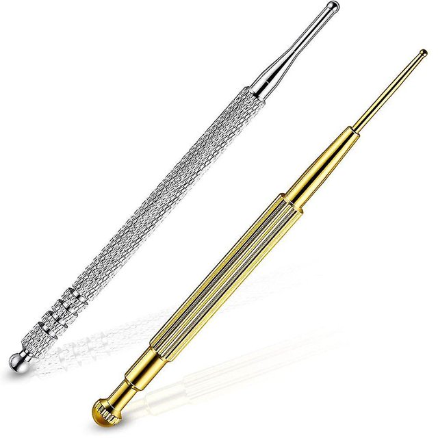 2 uds., herramienta de masaje con sonda para el oído, pluma de acupuntura retráctil para aliviar el dolor, pluma de acupuntura, oreja R ZefeiWu 8390612512926