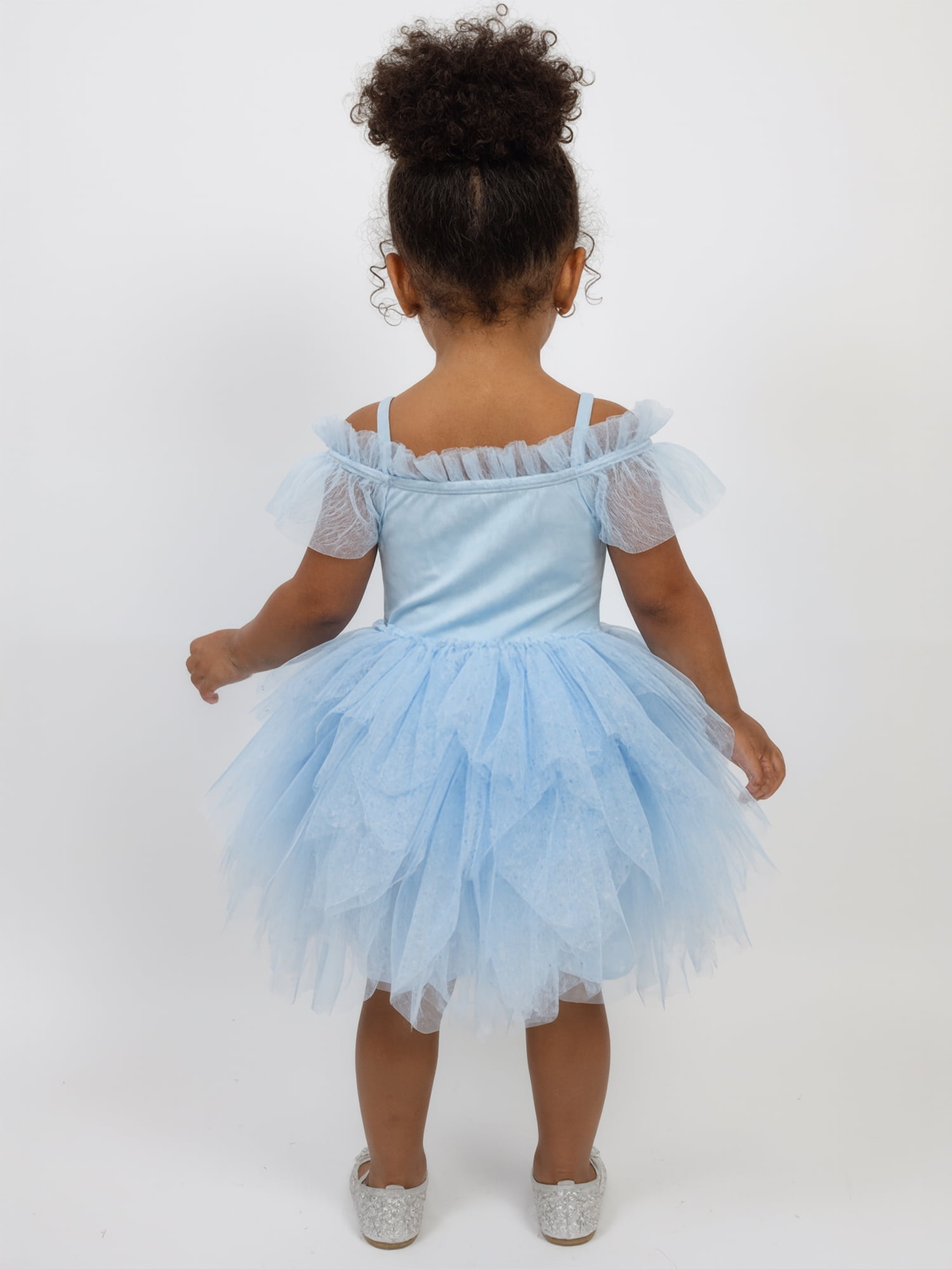 Sanrio Hello Kitty Baby and Toddler Girls Glitter Tutu Dress, Sizes 0/3M-5T