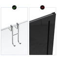 thumbnail image 5 of Gancho para puerta de vidrio para ducha, paquete de 2, ganchos extendidos para puerta de ducha de acero inoxidable 304 plateados, colgador sin marco sin perforación, ganchos para toallas de doble cara, 5 of 5