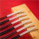 thumbnail image 4 of Palillos de madera maciza de plata de ley 999, 2 pares de trajes portátiles, 4 of 7