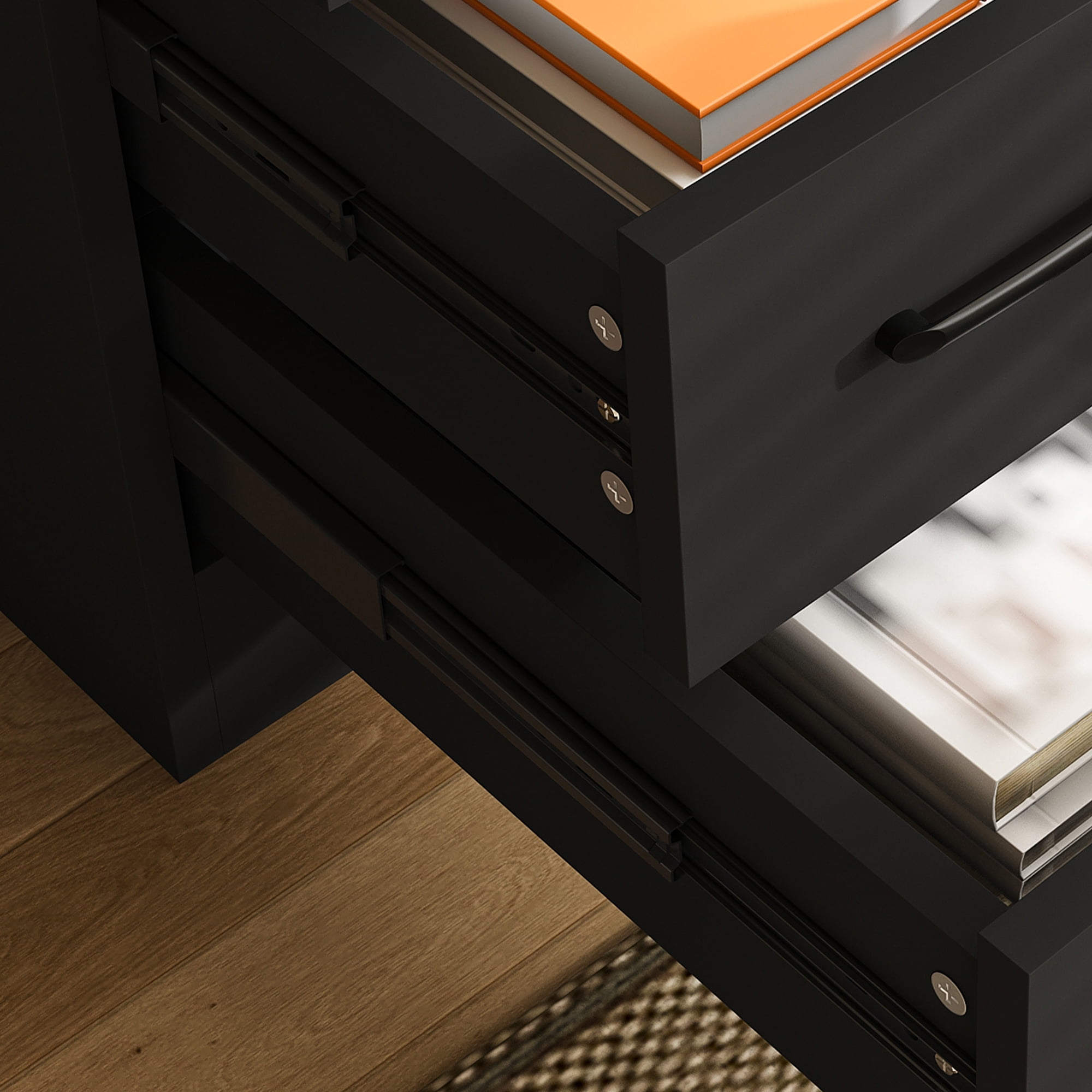 Computer Desk with Charging Socket, 15mm Thickness, Modern Design, Ergonomic Workspace