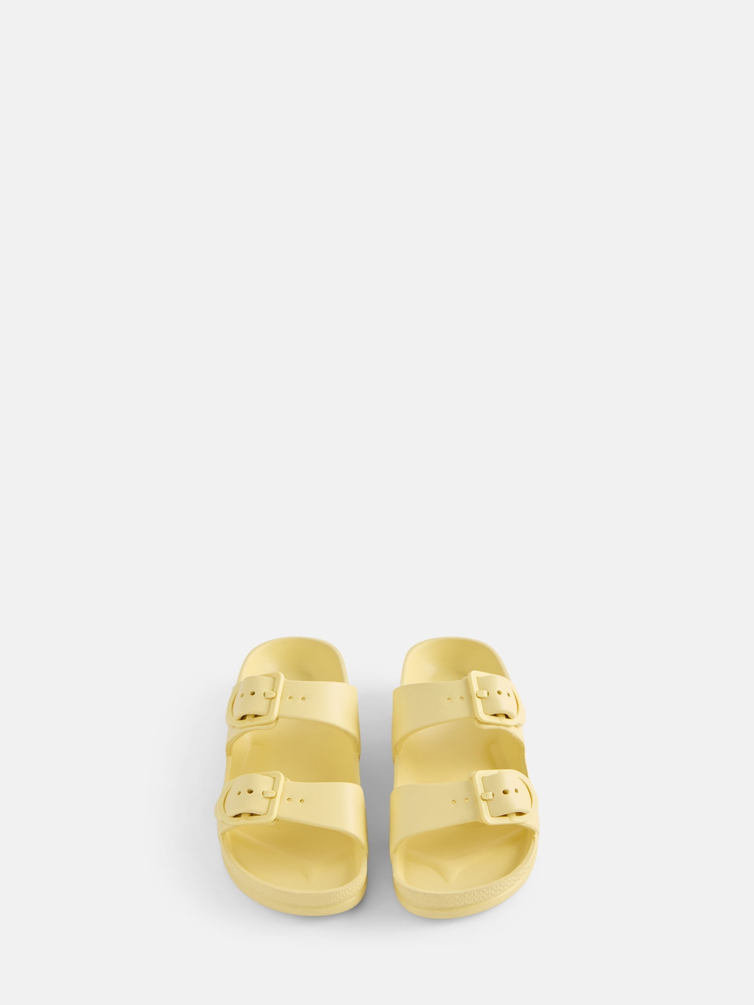 Wonder Nation Kids Two Buckle Footbed Slide Sandals