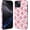 Pink Bows Checkered, variant on Case for iPhone 15 Plus [Compatible with MagSafe], Matte Soft Silicone and Hard PC Anti-Scratch Shockproof Protective 2-in-1 Case for Women Girls - Stained Glass Penguin