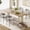 Gray, variant on Farini Mid-Century Modern Dining Chairs Set of 4, Upholstered Kitchen Chairs with Metal Legs for Dining Room, Living Room, Cafe, Green