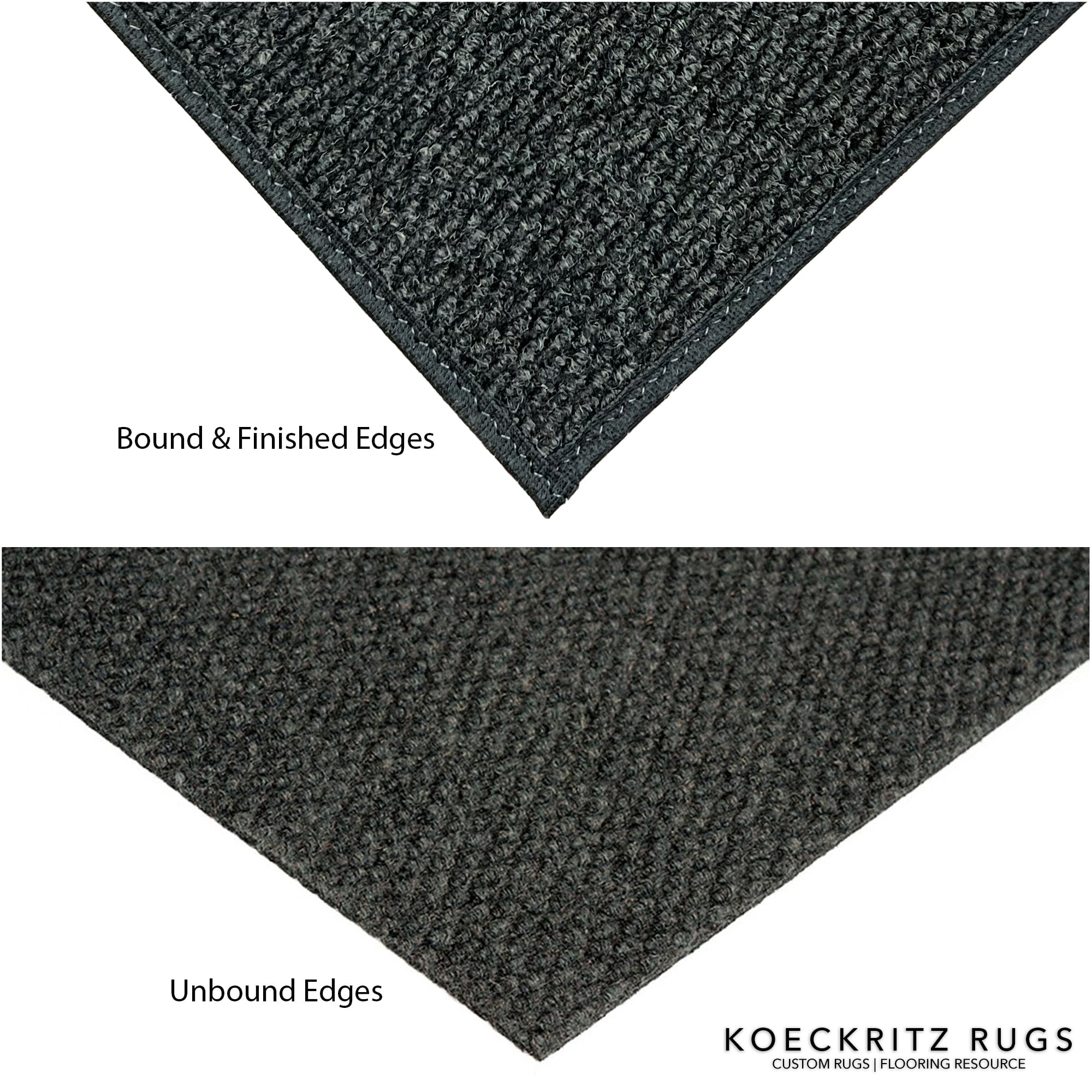 6'x12' Soft Indoor/Outdoor Hobnail Style Area Rugs. Lightweight and Flexible for Easy Cleaning and Transport (Color: Black Ice)