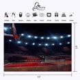 thumbnail image 3 of ABPHOTO Polyester 7x5ft Empty Basketball Court Backdrop Empty Basketball Court Lone Basketball Basket Photography Background and Studio Photography Backdrop Props, 3 of 5