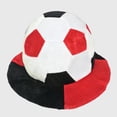 thumbnail image 2 of SRZYMJ Soccer Ball Hat Funny Soccer Shaped Hat Sport Event Hats Party Supplies Headgear Cap Sports Fans Gift Football Birthday Dress up, 2 of 4