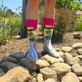 thumbnail image 4 of Slow Animals on a Motorcycle Socks from the Sock Panda (Adult Medium - Women's Shoe Sizes 5-10), 4 of 6