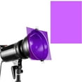 thumbnail image 5 of 9Pcs Gel Light Filter Color Correction Colored Overlays Film Lighting Gel Filter for Film,Video,Photo,Stage (Purple), 5 of 7