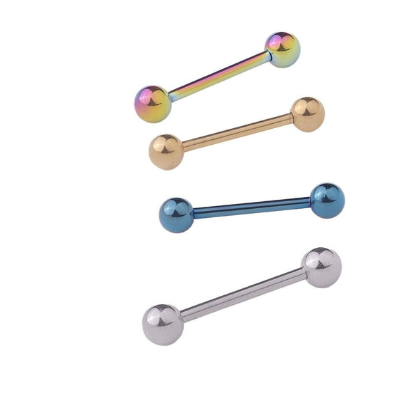 DESIGNICE 4Pcs Tongue Rings,Piercing Jewelry,Body Jewelry,Style39