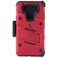 thumbnail image 3 of Zizo Bolt Série Étui / Verre / Étui-Holster pour LG Fortune 3/LG Aristo 5 - Rouge/noir, 3 of 7