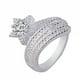 thumbnail image 1 of Anillo ajustable con estrella, anillo chapado de moda, anillos de plata para mujer, 1 of 5