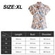 thumbnail image 2 of Blusa casual de manga corta con volantes y pajarita para mujer, 2 of 7