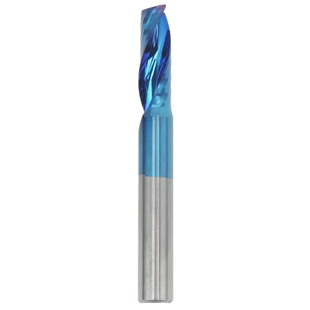 

Spiral Milling Cutter Single Blade Tungsten Steel Blue Plating CNC Tools 6x17x50