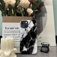 thumbnail image 6 of FKBRCL4U Compatible with iPhone 15 Plus Case, Black and White Marble Pattern for Girl Full Body Design Soft Silicone Drop Shock Scratch Protection for iPhone 15 Plus, 6 of 7