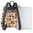 thumbnail image 3 of Balery construction road work landscape Mochila de Cuero para Mujeres, Gran Capacidad, Bolsa de Viaje Multifuncional, Mochila de Cuero y Bolsa de Hombro para Mujeres, 3 of 4